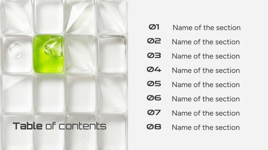 기하학적 패턴 프레젠테이션 템플릿