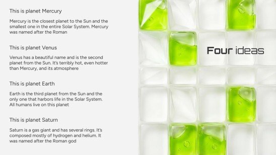 기하학적 패턴 프레젠테이션 템플릿