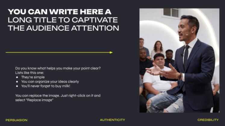 Prise de parole en public Modèles de présentation