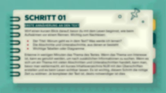 Schritte zum Studieren eines Textes Präsentationsvorlage