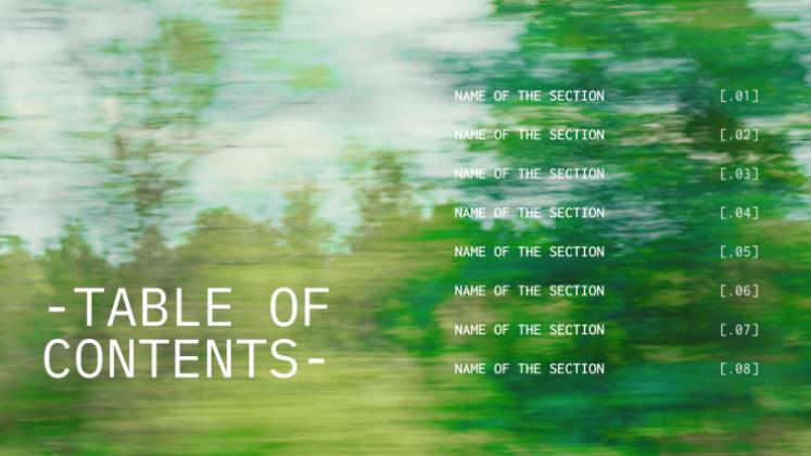 녹색 에너지 프레젠테이션 템플릿