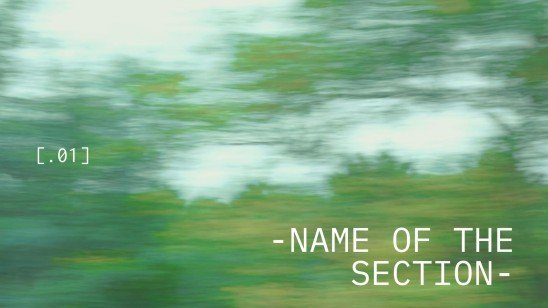 녹색 에너지 프레젠테이션 템플릿