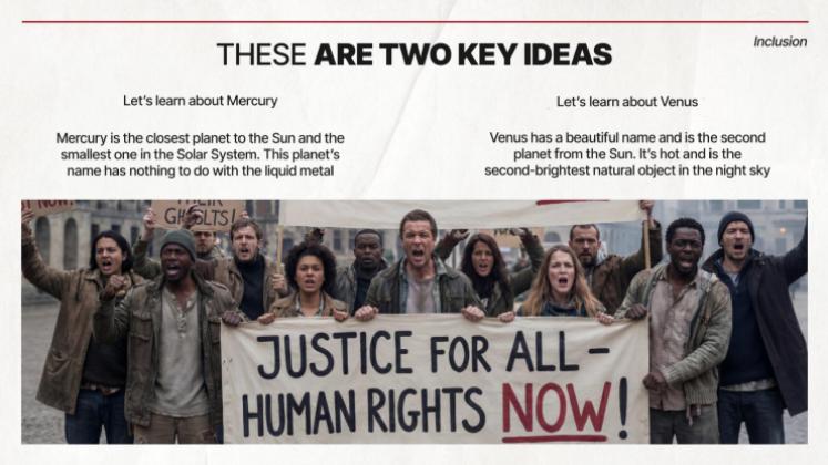 Modelo de apresentação Direitos humanos