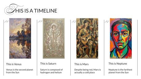 Chronologie de l'histoire de l'art Modèles de présentation