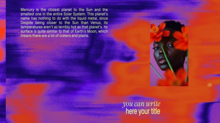 다채로운 영감 프레젠테이션 템플릿