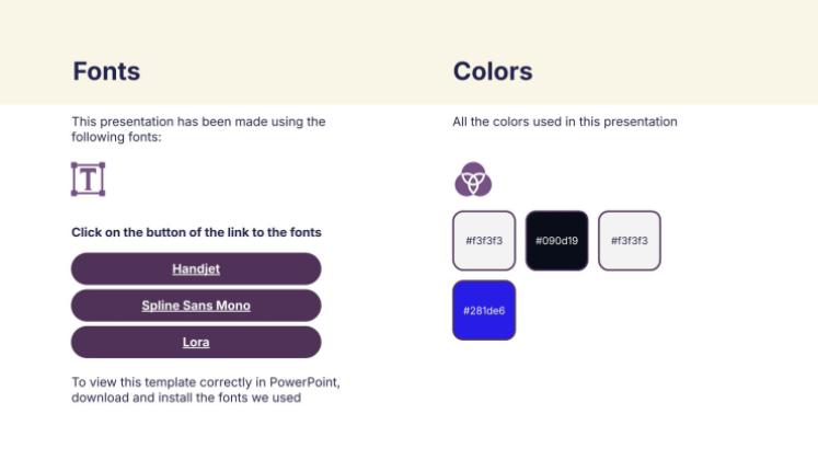 생동감 넘치는 네온 디자인 프레젠테이션 템플릿