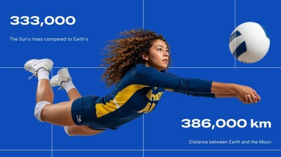 Modelo de apresentação Centro de treinamento de voleibol