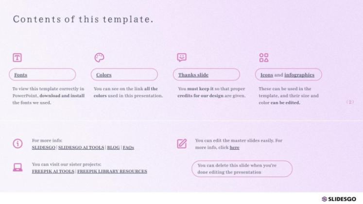 Ätherische Slides Präsentationsvorlage