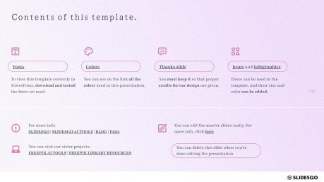 Ätherische Slides Präsentationsvorlage
