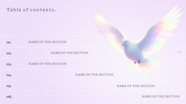 Ätherische Slides Präsentationsvorlage