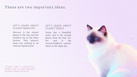 Ätherische Slides Präsentationsvorlage