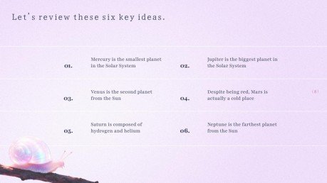 Ätherische Slides Präsentationsvorlage