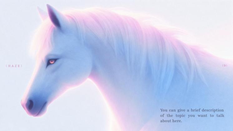 Ätherische Slides Präsentationsvorlage