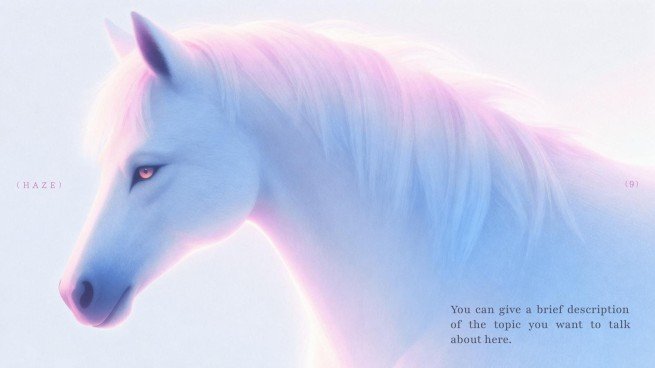 Ätherische Slides Präsentationsvorlage