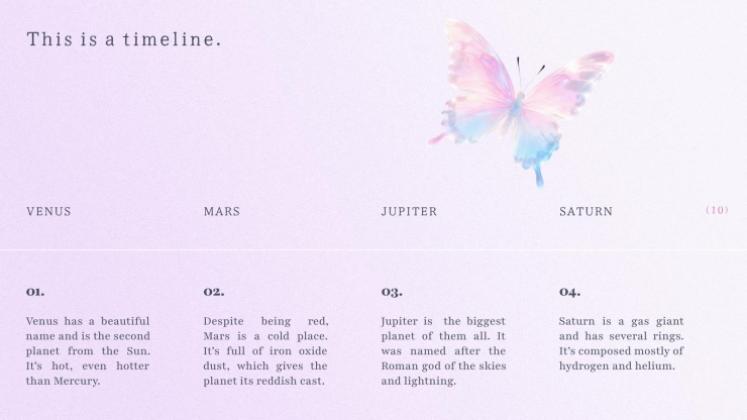 Ätherische Slides Präsentationsvorlage