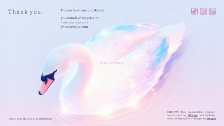 Ätherische Slides Präsentationsvorlage