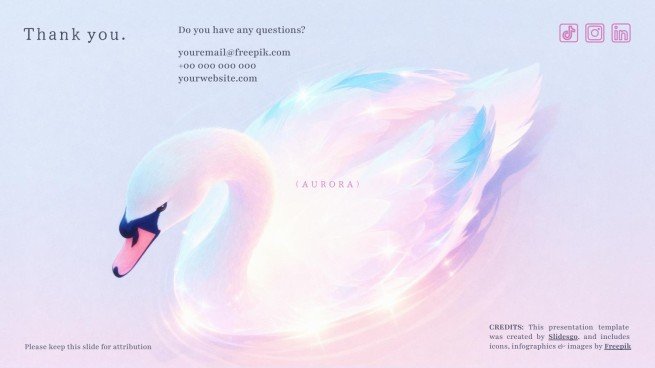 Ätherische Slides Präsentationsvorlage