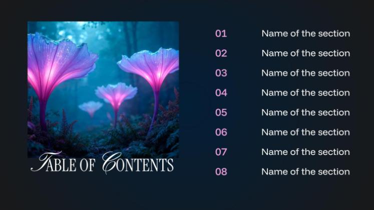 Mondes fantastiques Modèles de présentation