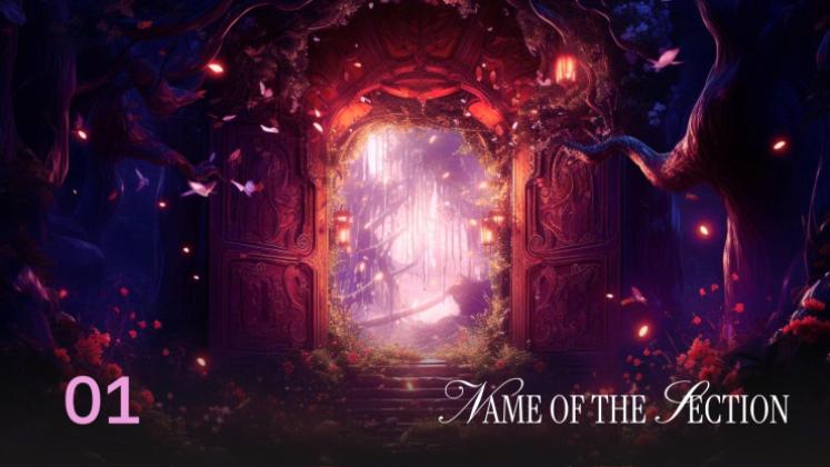 Mondes fantastiques Modèles de présentation