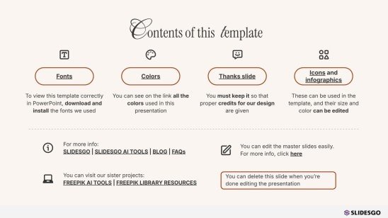 Vintage Aesthetic presentation template 