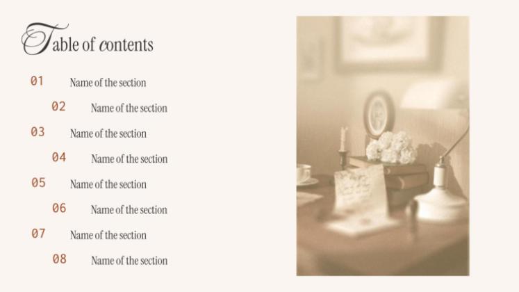 Vintage Aesthetic presentation template 