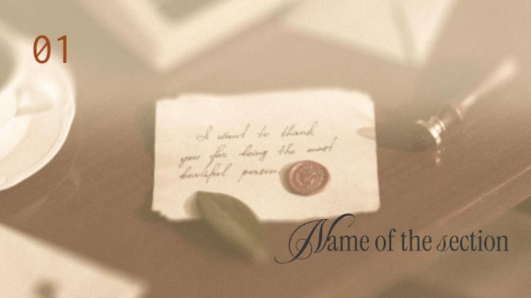 Vintage Aesthetic presentation template 