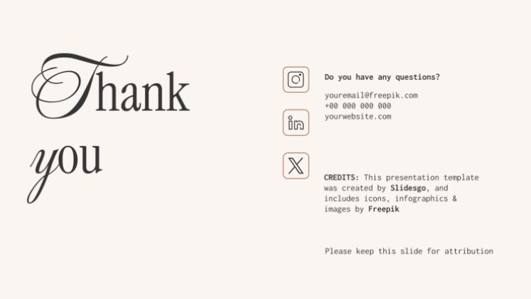 Vintage Aesthetic presentation template 