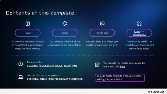 모바일 학습 허브 프레젠테이션 템플릿
