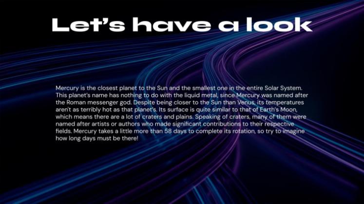 Blockchain Visual presentation template 