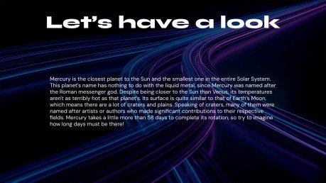 Blockchain Visual presentation template 