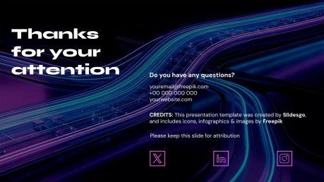 Blockchain Visual presentation template 