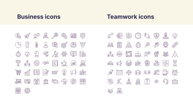 Blockchain Visual presentation template 